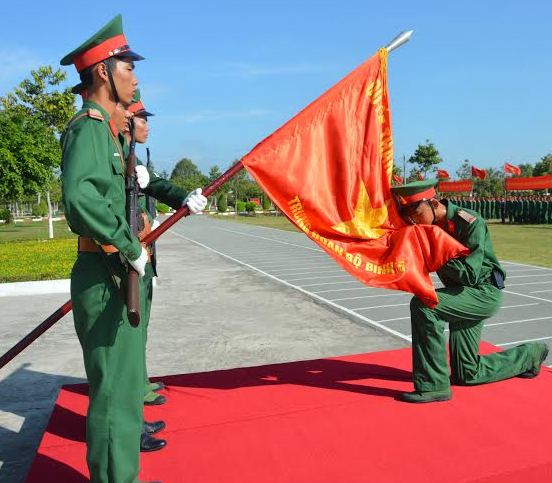 Sư đoàn Bộ binh 5 tuyên thệ chiến sĩ năm 2016 